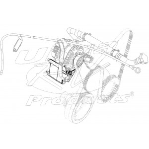 W0003928  -  Bracket Asm - Generator & Drive Belt Tensioner 